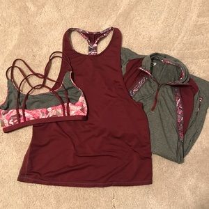 Maaji bundle workout tank and bra